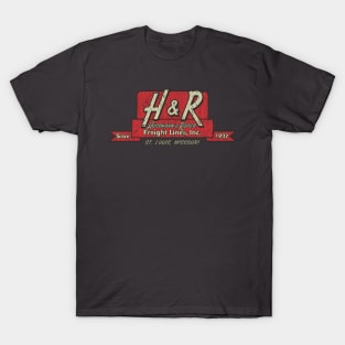 Hussmann & Roper Freight Lines 1927 T-Shirt